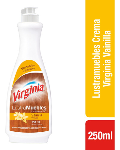 Lustramuebles Crema Virginia Vainilla 250 Ml