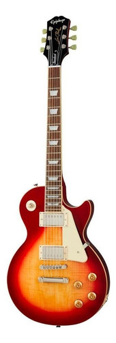 Guitarra eléctrica Epiphone Inspired by Gibson Les Paul Standard 50s de caoba heritage cherry sunburst brillante con diapasón de laurel indio