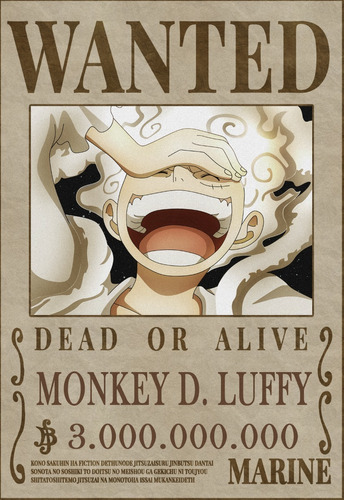 One Piece #1053 Afiches Nuevos Yonko Y Triple Wanted