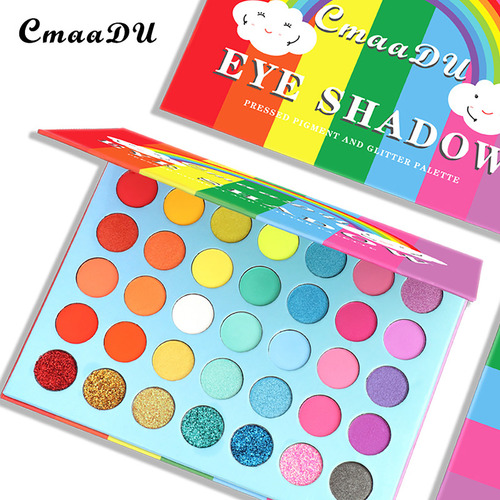 Juego De Paleta De Maquillaje En Crema De Sombras De Ojos Ma