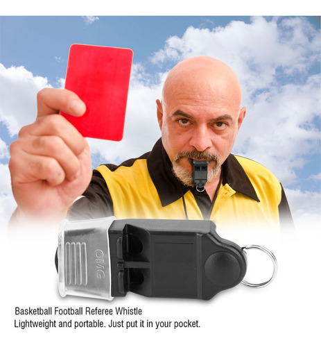Imagen 5 de 10 de Silbato De Árbitro Profesional Para Baloncesto Fútbol