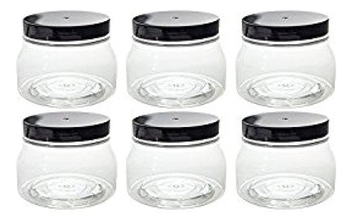 Pet Plstico (sin Bpa) Toscana Rellenables Jar/240mlde 8oz (6