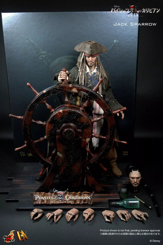 Boneco Jack Sparrow Action Figure Piratas Do Caribe Hot Toys