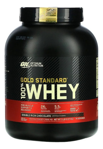 Proteina On 100% Whey Gold Standard 5 Lbs Sf W1 Double Rich Chocolate