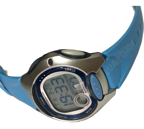 Relógio Casio Digital Mini Masculino Azul Lw200 Original
