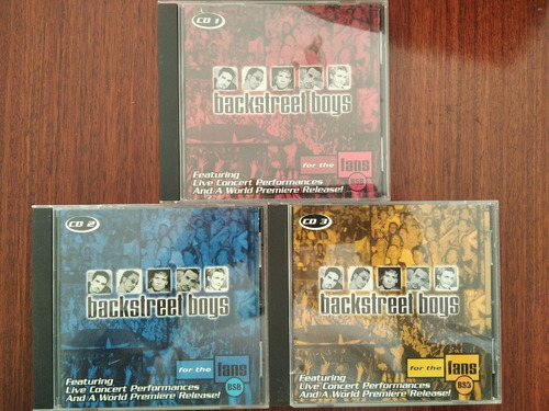 Backstreet Boys  For The Fans Vol 1. Vol2. Y Vol 3. Cd