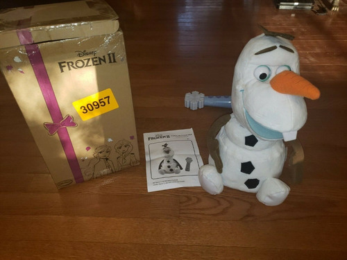 Disney Store Frozen 2 Peluche Olaf Canta Y Sigue La Luz