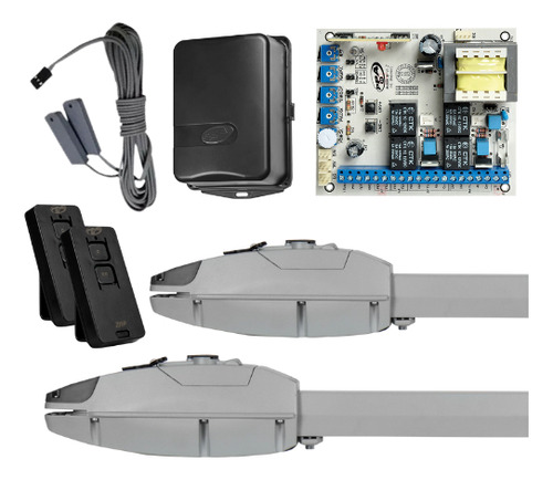 Kit Motor Pivotante Duplo Pivo Sk Super 125 Kg Ppa 127v Frequência 60hz