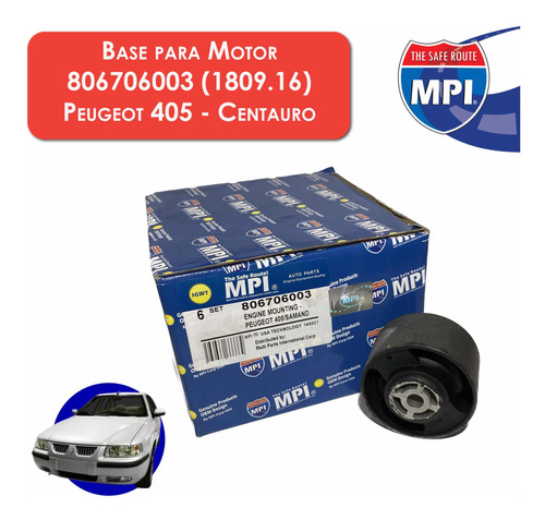 Base Inferior De Motor Peugeot 405 Y Centauro 2010 14 Mpi ®