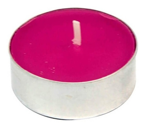 Caja Vela Tea Light Vela Flotante S/aroma 3.8cm Mylin 10pz Color Fiusha