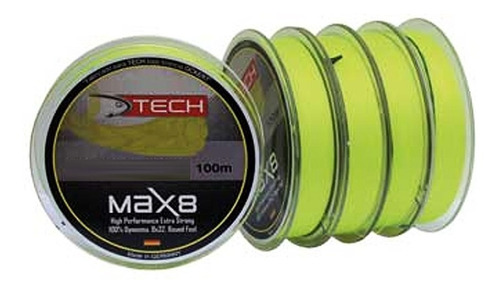 Multifilamento Pesca Pejerrey Tech Max 8 0,18mm X 100mts