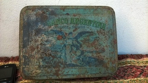 Antigua Lata Litografiada Botiquin Seguro L Franco Argentina (Usado)