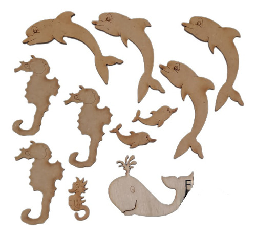 Figuras Mdf (100) Genéricas Varios (tango Hadas Animales)