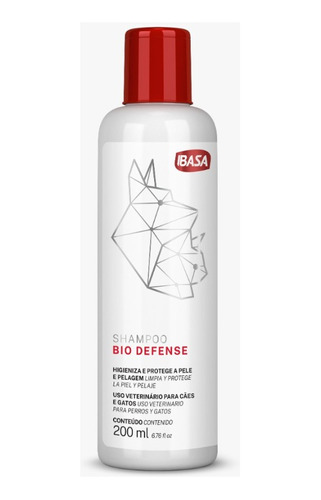 Shampoo Bio Defense Para Perros Y Gatos Ibasa 200ml