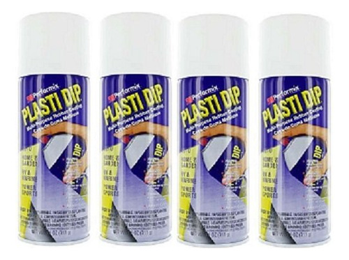 Plasti Dip Perfrmix 11207 Spray Goma Blanco (4 Unidades)