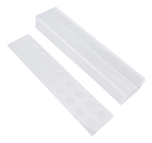Jarrón De Flores De Acrílico Rectangular Transparente, Centr