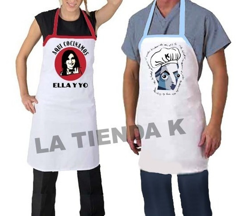 Imagen 4 de 10 de Delantales De Cocina Kirchneristas De Cristina Y Nestornauta