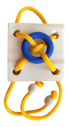 Juego Ingenio Anillo Atrapado Rompecabezas Puzzle Habilidad