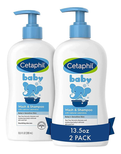 2 Cetaphil Baby Wash & Shampoo - mL a $125