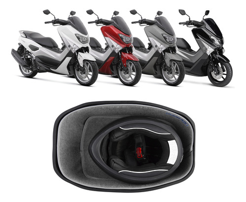 Forração Yamaha Nmax 2019 Acessório Scooter Forro Cinza