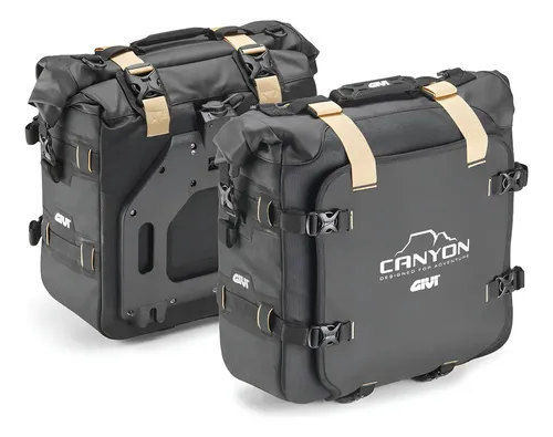 Bolsa Para Moto Lateral (par) Givi Grt720b Canyon (25l