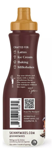 Skinny Mixes Syrup Zero Sugar Dark Chocolate Espresso 354ml