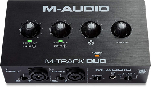 Interfaz Audio M-audio M-track Duo Usb Estudio