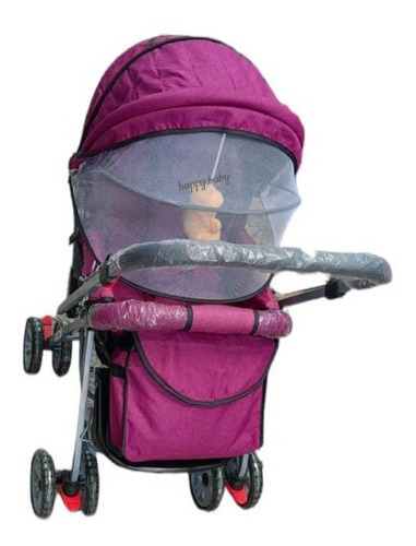 Imagen 3 de 4 de Coche Para Bebe Con Pañalera Y Toldillo