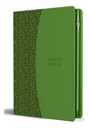 Santa Biblia Rvr 1960.letra Grande. Verde Con Cremallera