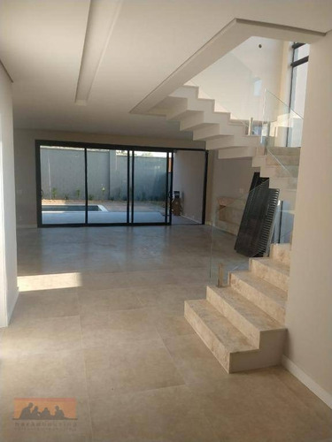 Imagem 2 de 30 de Casa Com 5 Suítes À Venda, 400 M² Por R$ 2.850.000 - Alphaville Dom Pedro Ii - Campinas/sp - Ca2451