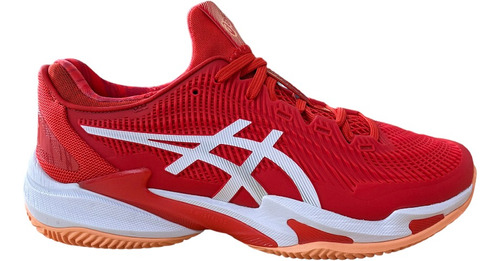 Tenis Asics Court Ff 3 Novak Clay Fiery Red/white