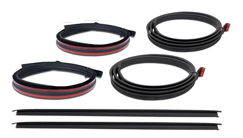 Kit Borracha 4 Porta Pingadeira Friso Teto Mala Gol G3 E G4