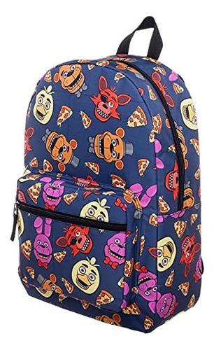 Mochila Escolar Five At Freddys Characters, Fnaf Chica Fo...