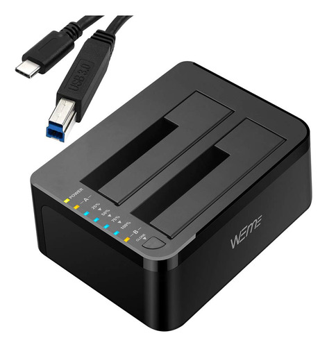 Weme Estación De Acoplamiento Usb C 3.0 A Sata De Disco Du.