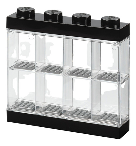 Lego Storage - Estuche Para Figuras 8 Color Negro Liso