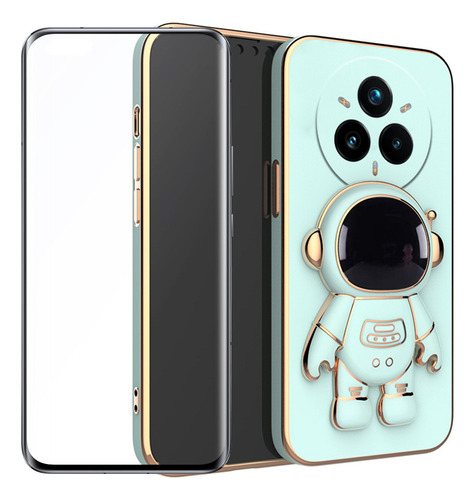 Funda Para Realme 14 Pro Plus 5 G Chapado Astronauta Anillo+mica
