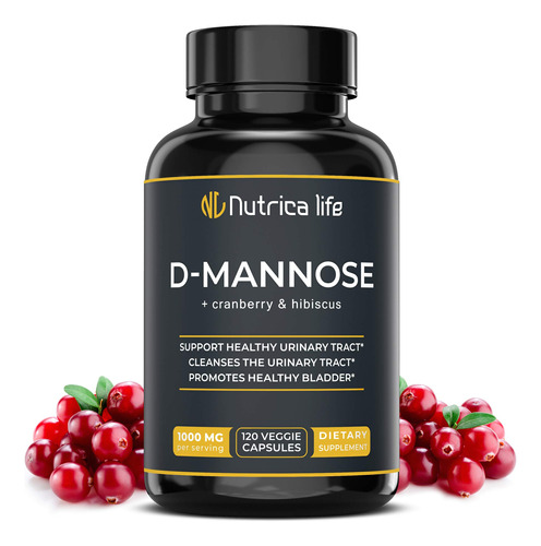 Nutrica Life D Mannose - Cpsulas De 1000 Mg - Potentes Pasti