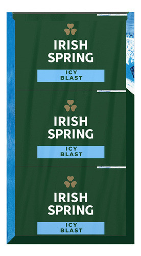 Jabón En Barra Irish Spring Icy Blast Para Hombres, Jabón