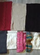 Comprar Lote De Cuellos, Bufandas,gorro Y Mitones 