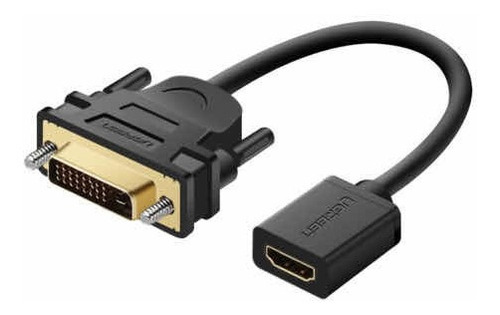 20118 Ugreen Hdmi Fêmea Para Dvi-d 24+1 Macho Adaptador