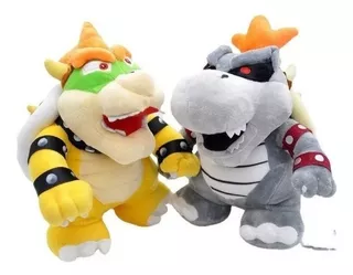 Muñeca De Peluche Bowser Koopa De Super Mario Bros, 2 Piezas