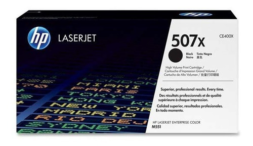 Toner Laser Hp Ce400x 507x - Ce400yc / M551 M570 M575 Origi