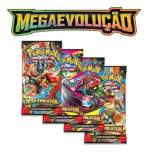 Booster Pokemon Original Copag Kit Com 4 Escolha A Coleção
