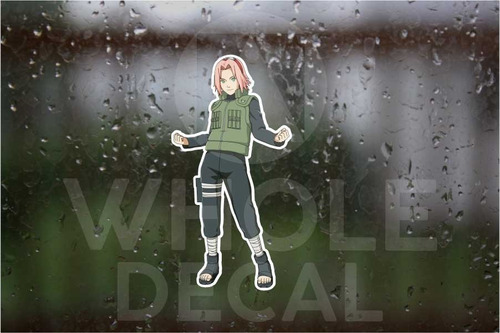 Sakura Haruno 4ta Gran Guerra Ninja Naruto Vinilo Troquelado