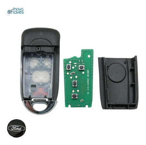 Imagem 3 de 5 de Chave Canivete Ford Ka Fiesta Ecosport 2003 A 2012