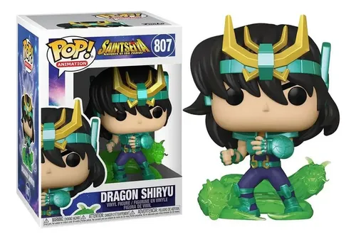 Funko Pop Cavaleiros Do Zodíaco - Dragon Shiryu 807 Original