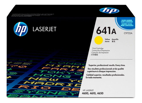 Toner Hp C9722a (641a) 8000 Páginas | Original