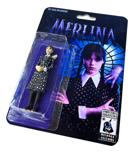 Merlina Adams Figura Muñeco Coleccion Nevermore Terror