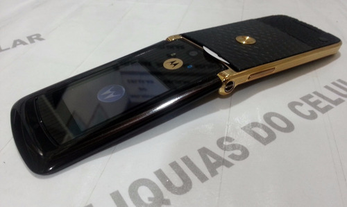 Celular Motorola V8 Gold Luxo Lindo Fliper Original Reliquia