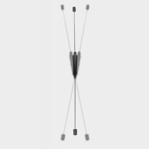 Barra Elástica Para Ejercicios De Vibración Negro